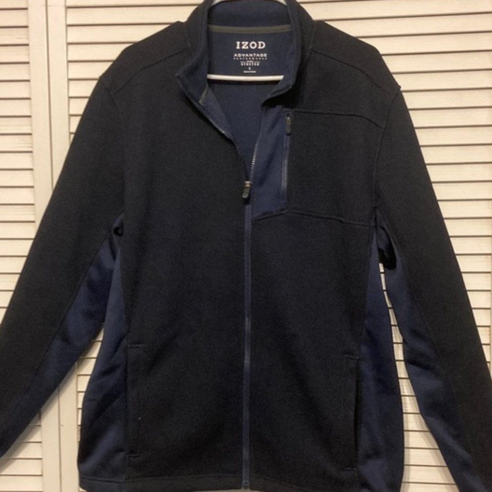 Advantage Performance Stretch Navy Zip Jacket size L